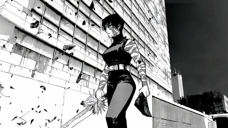 Maki Zenin no mangá de Jujutsu kaisen Maki Zenin no mangá de Jujutsu kaisen