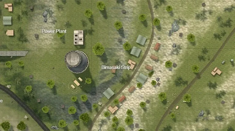 Onde pousar no mapa Bermuda no Free Fire?