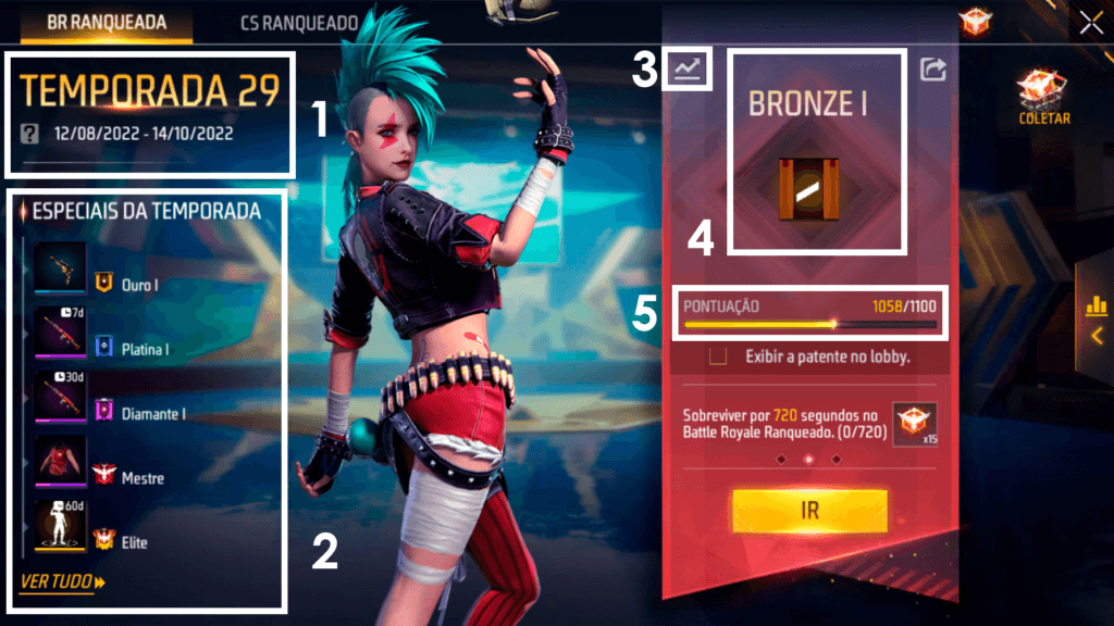 Descubra como funcionam as partidas ranqueadas do Free Fire Descubra como funcionam as partidas ranqueadas do Free Fire