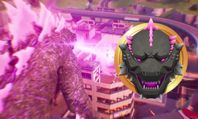 Passo a passo para conseguir o Medalhão de Godzilla no Fortnite