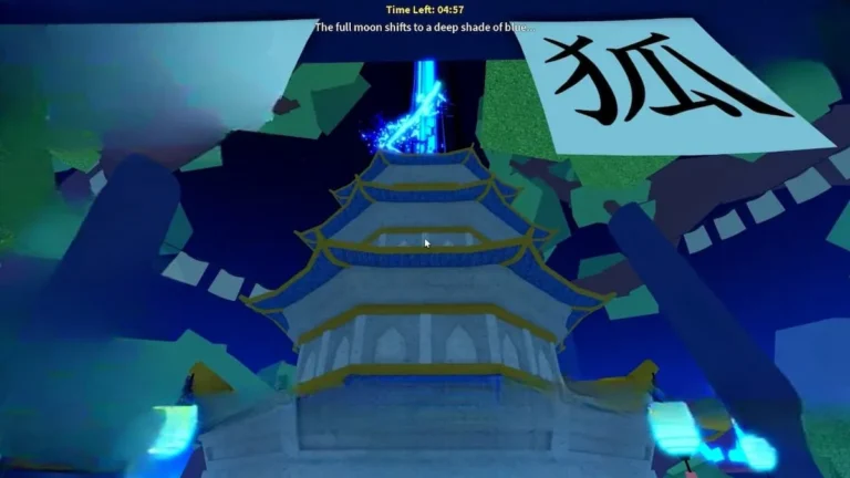 Guia de como chegar ao Santuário Kitsune em Blox Fruits