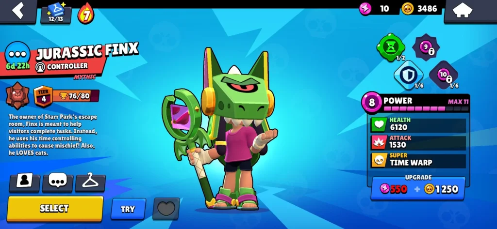 Acessorios do Finx no Brawl Stars Acessorios do Finx no Brawl Stars