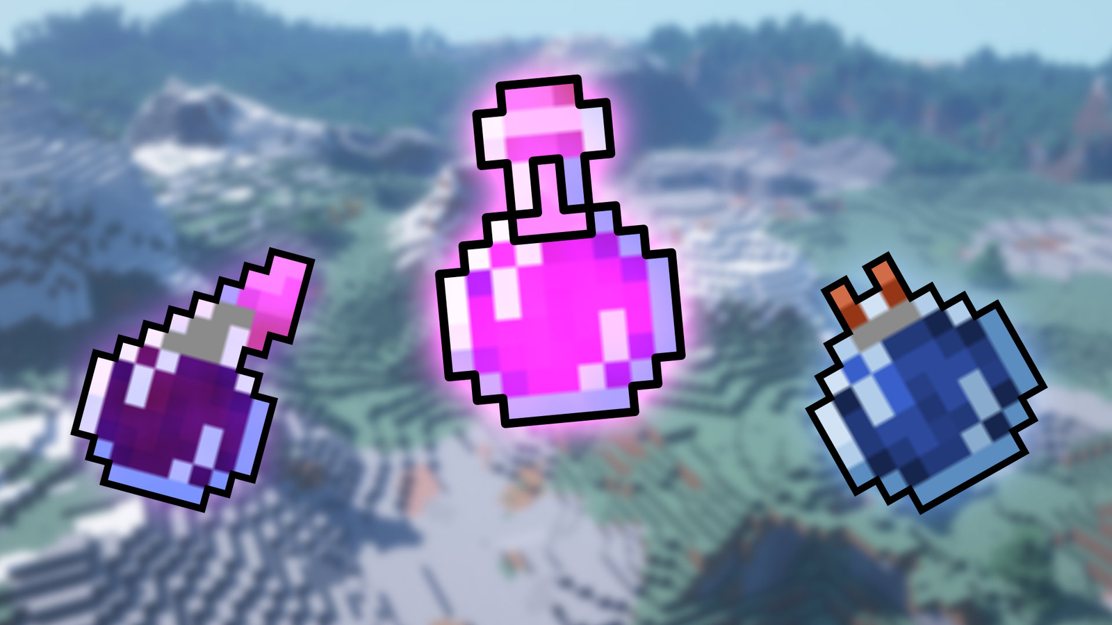 poção no Minecraft poção no Minecraft