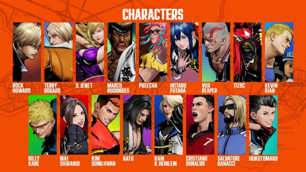 FATAL FURY City of the Wolves com 22 personagens FATAL FURY City of the Wolves com 22 personagens