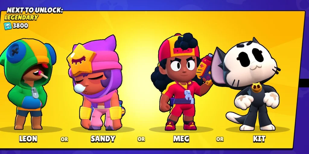 Brawlers lendários do Brawl Stars Brawlers lendários do Brawl Stars