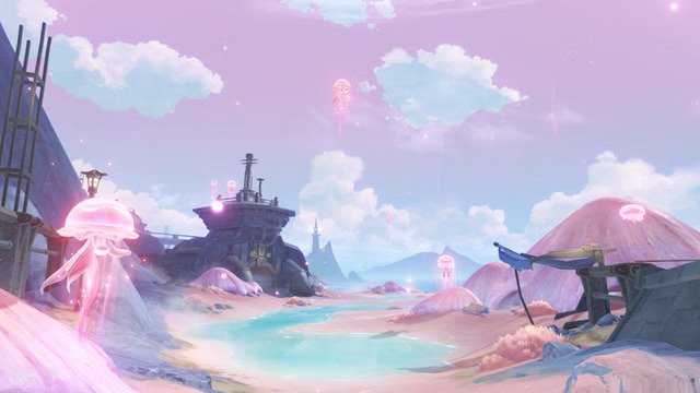 Drifting-Toward-a-Promised-Sky-Genshin-Impact