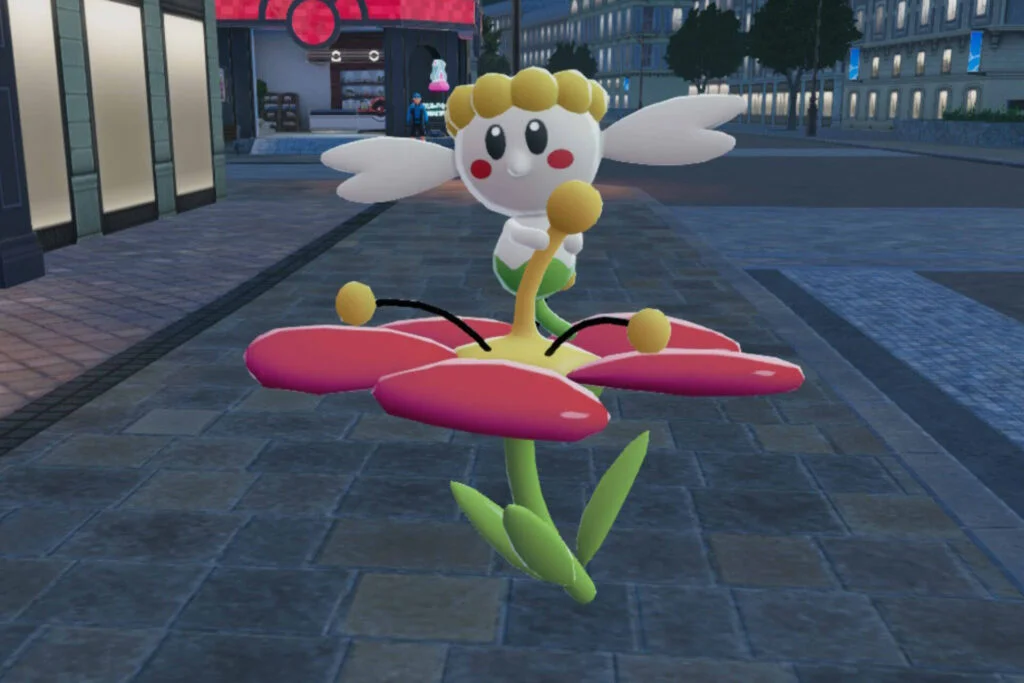 Flabebe vermelha Flabebe vermelha
