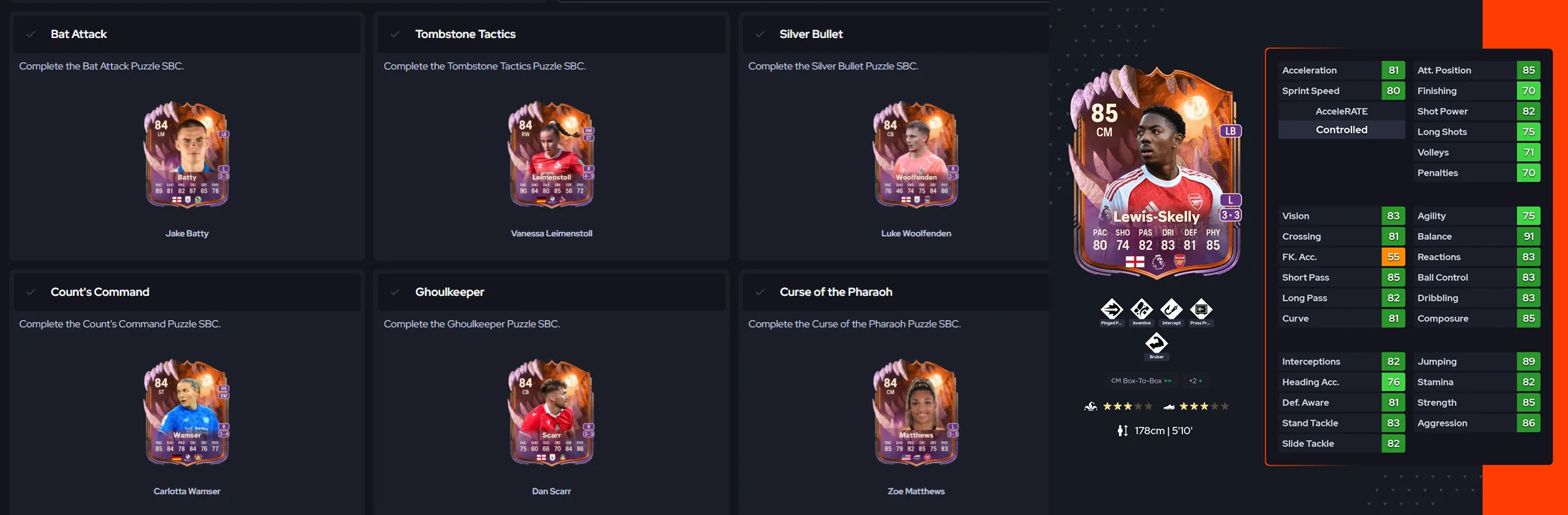 ea fc 26 Halloween Puzzle Crafting Completionist ea fc 26 Halloween Puzzle Crafting Completionist