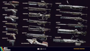 armas de Arc Raiders