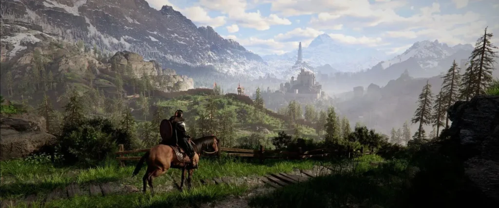 Domar cavalo em Crimson Desert