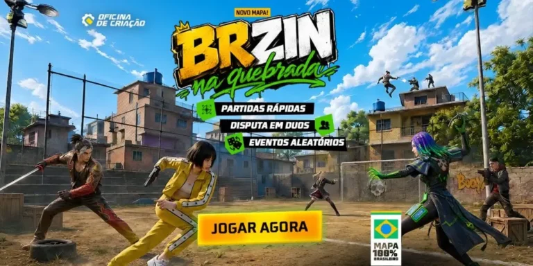 Free Fire lança modo Brzin da Quebrada e leva a luta para a quebrada