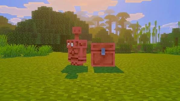 Golem de Cobre no Minecraft